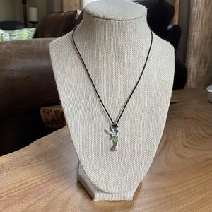 RARE Disney Tinkerbell Swarovski Necklace ✨